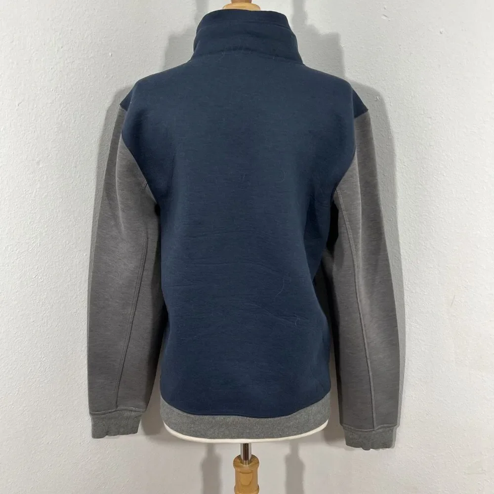 The North Face‎ Jacket Mens Small Petite Blue Gray Thermal 3D Full Zip